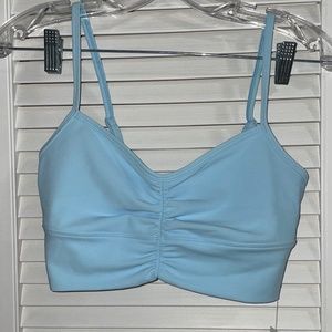 L*Space Baby Blue Sport Bra | size M